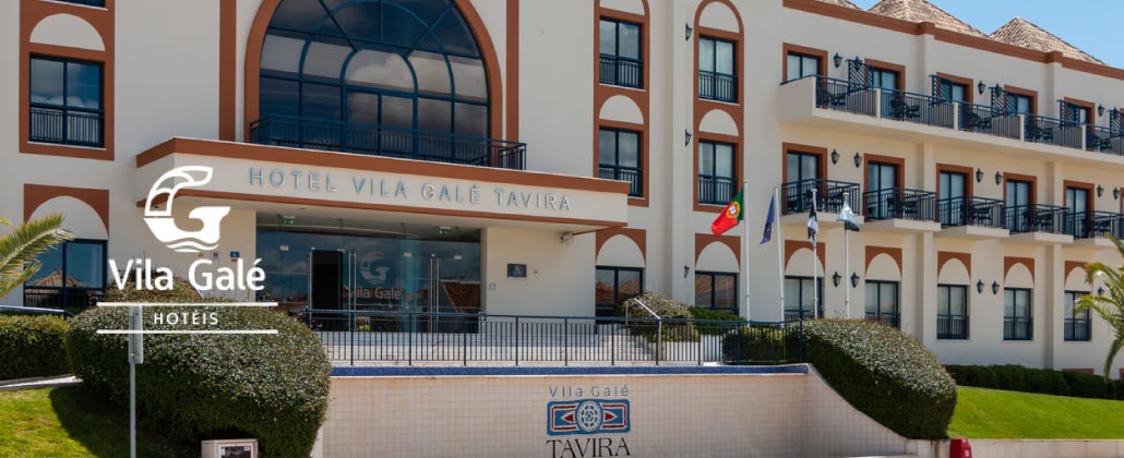 Fachada de um dos hotéis da rede Vila Galé.